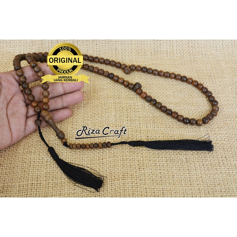 Tasbih Kayu Galih Kelor Asli 99 Butir