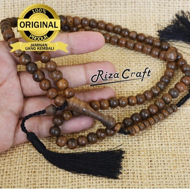 Tasbih Kayu Galih Kelor Asli 99 Butir