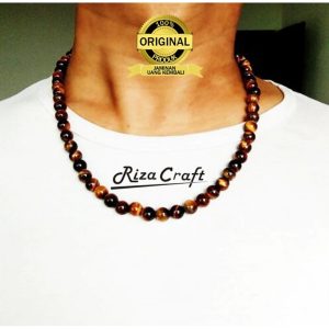 Kalung Batu Tiger Eye