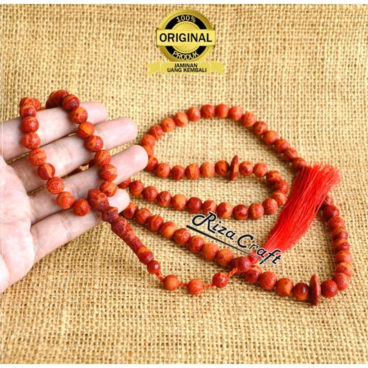 Tasbih Batu Marjan Merah