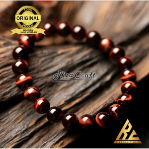 Gelang Batu Tiger Eye Merah