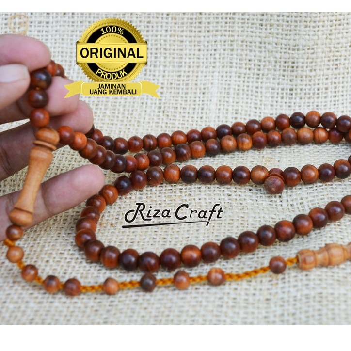 Tasbih Kayu Raja Agathis Merah