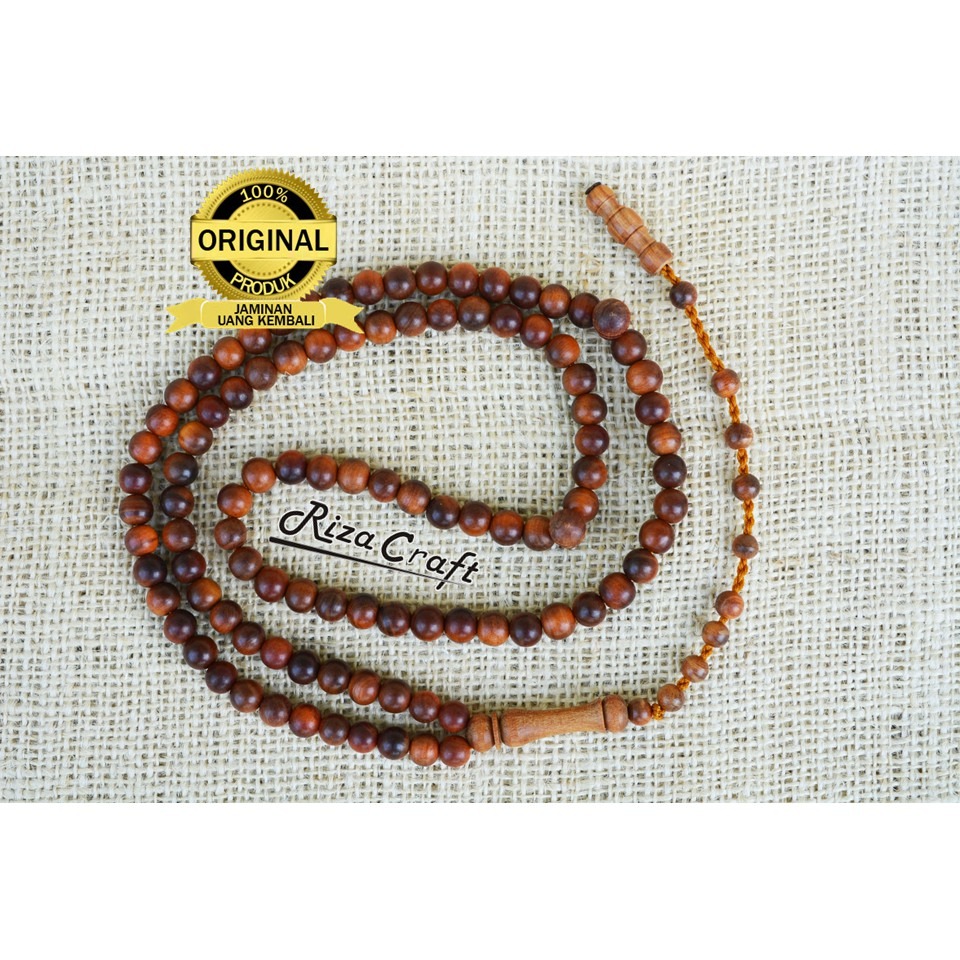Tasbih Kayu Raja Agathis Merah
