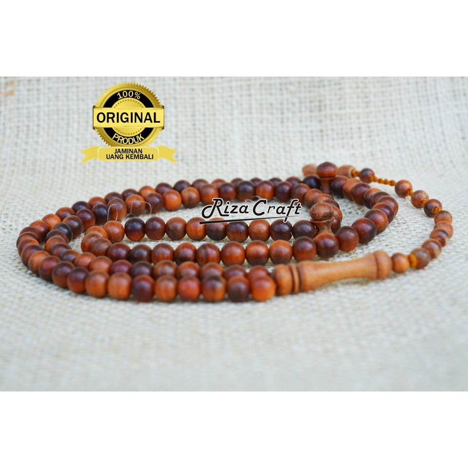 Tasbih Kayu Raja Agathis Merah
