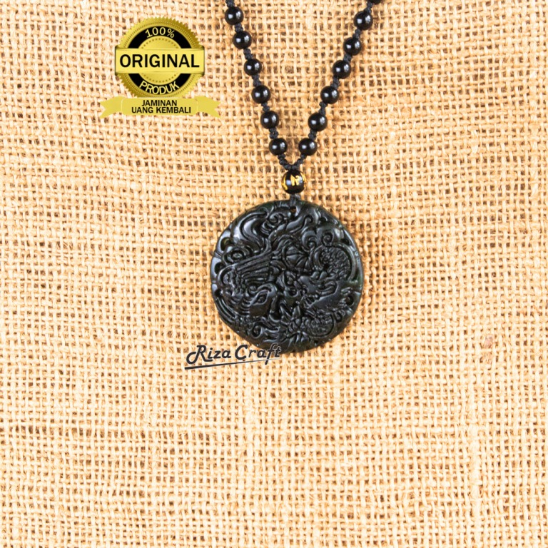 Kalung Kesehatan Batu Giok Hitam