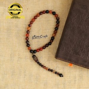 Tasbih 33 Butir Batu Akik Yaman Asli