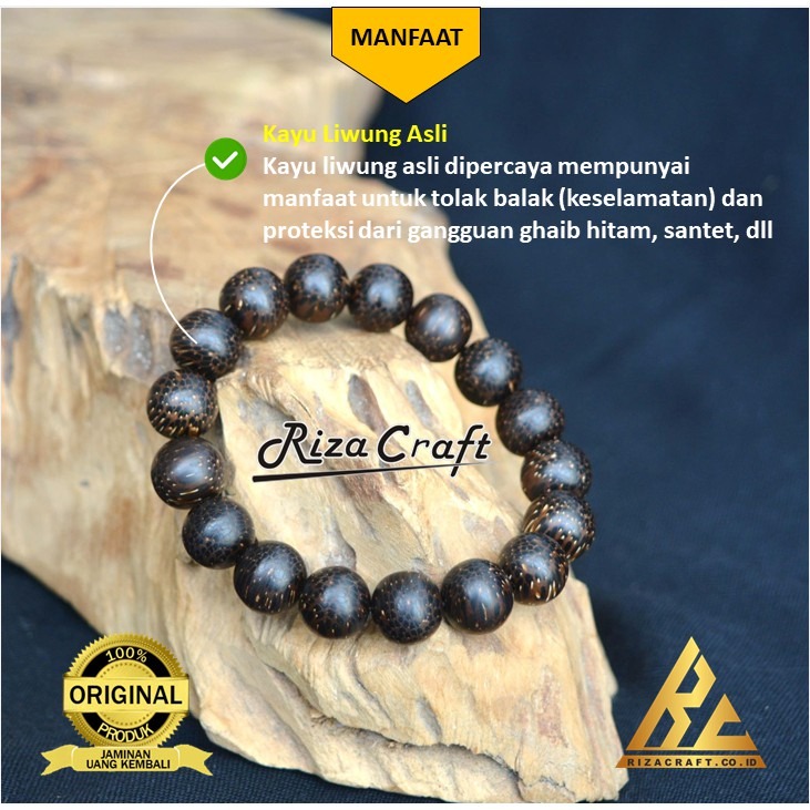 Gelang Kayu Liwung Asli Gunung Lawu
