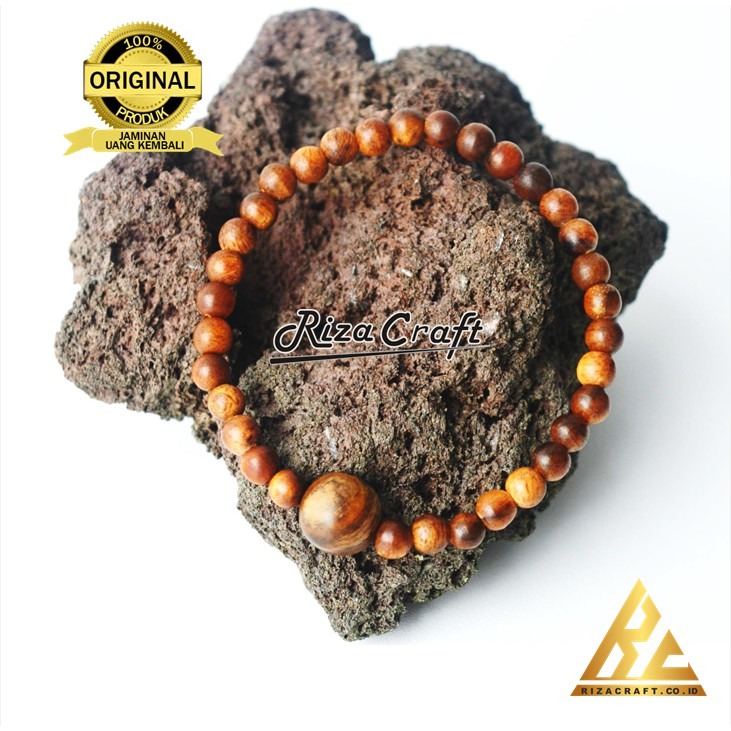 Gelang Tasbih Pria Wanita Kayu Gaharu