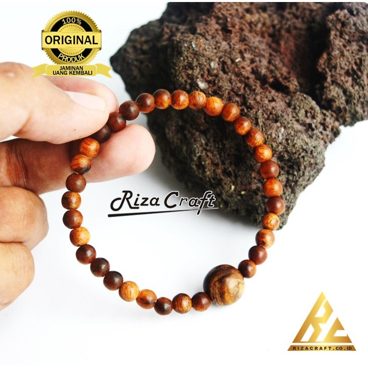 Gelang Tasbih Pria Wanita Kayu Gaharu
