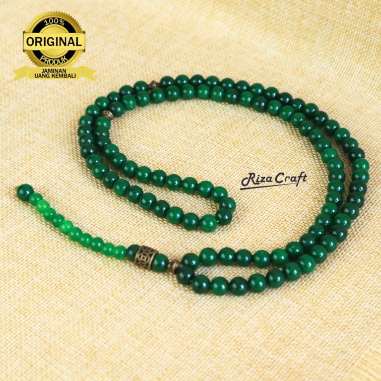 Tasbih Batu Giok Hijau