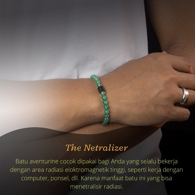 Gelang Tasbih untuk Wanita Batu Aventurine
