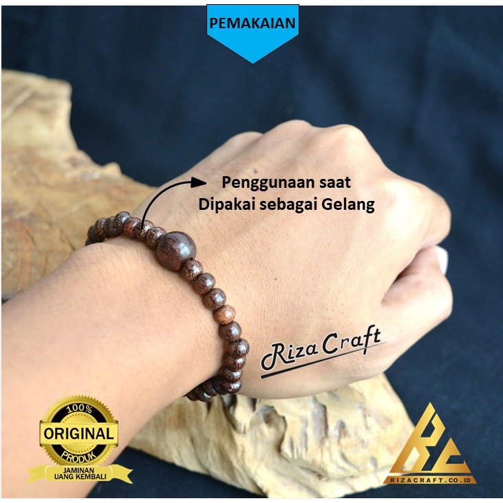 Gelang Kayu Galih Asem Hitam