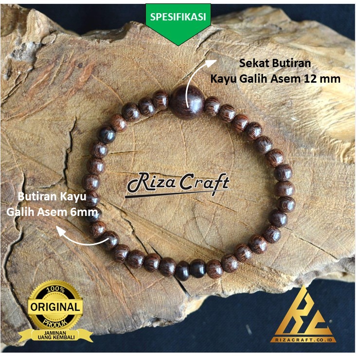 Gelang Kayu Galih Asem Hitam