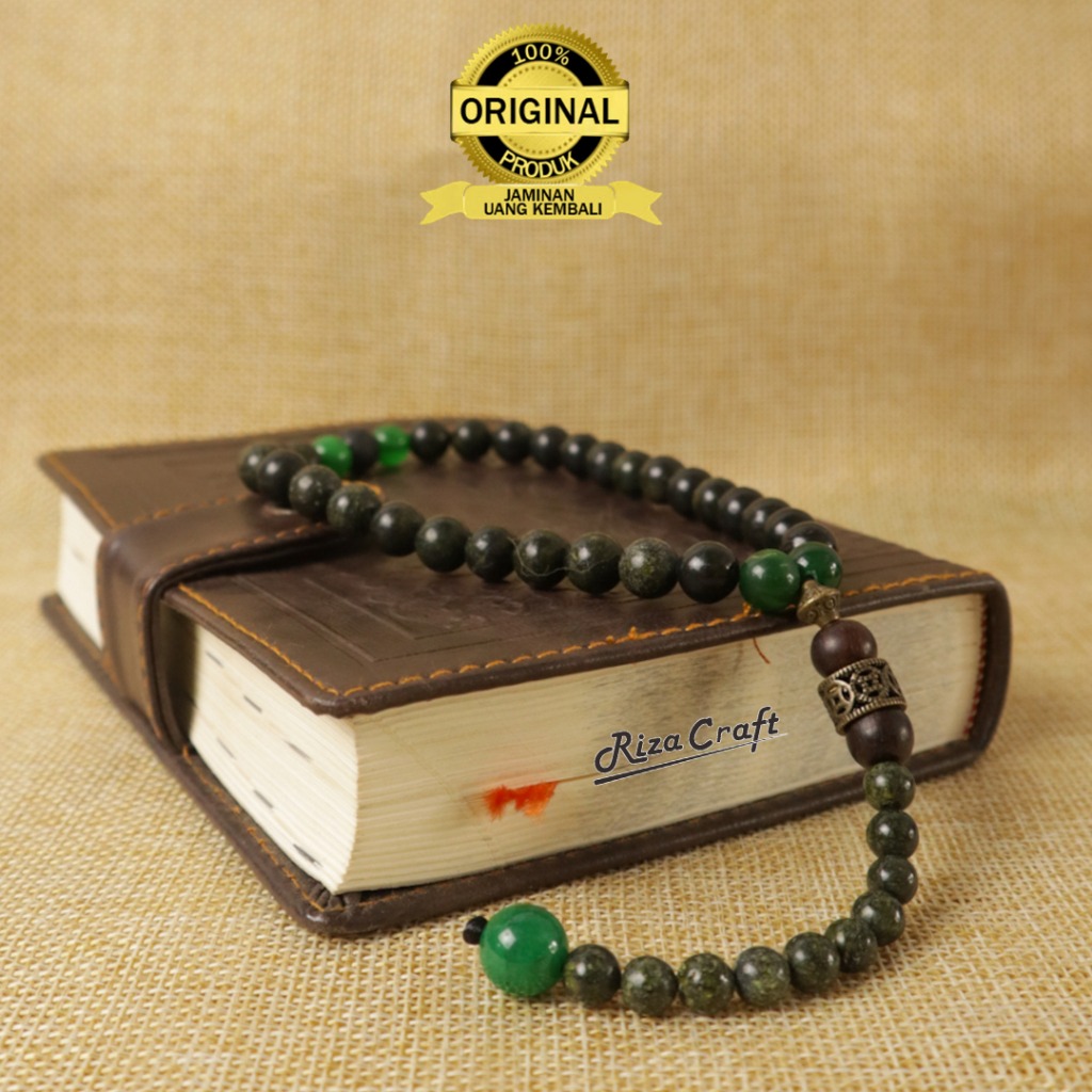 Tasbih Batu Giok Hitam ASLI Aceh