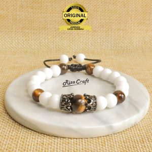 Ratu Bracelet Gelang Giok Putih