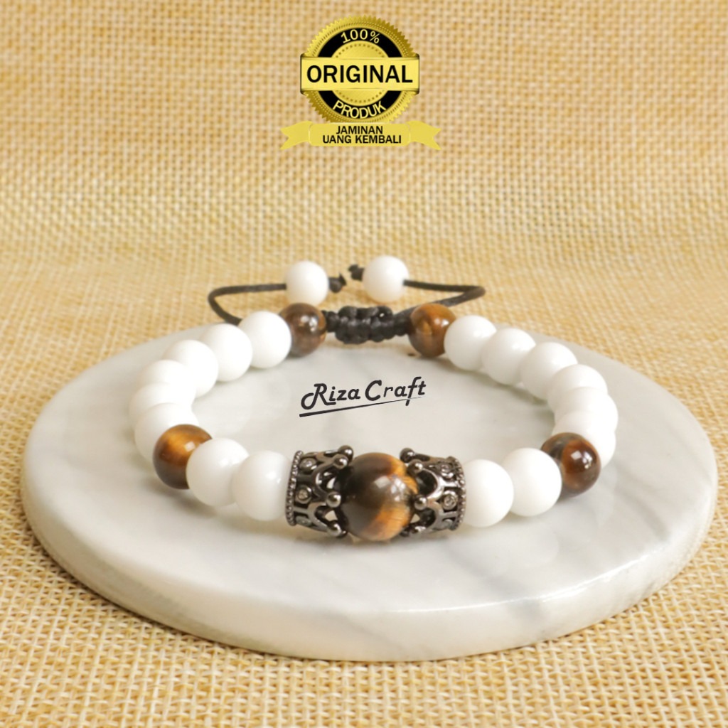Ratu Bracelet Gelang Giok Putih