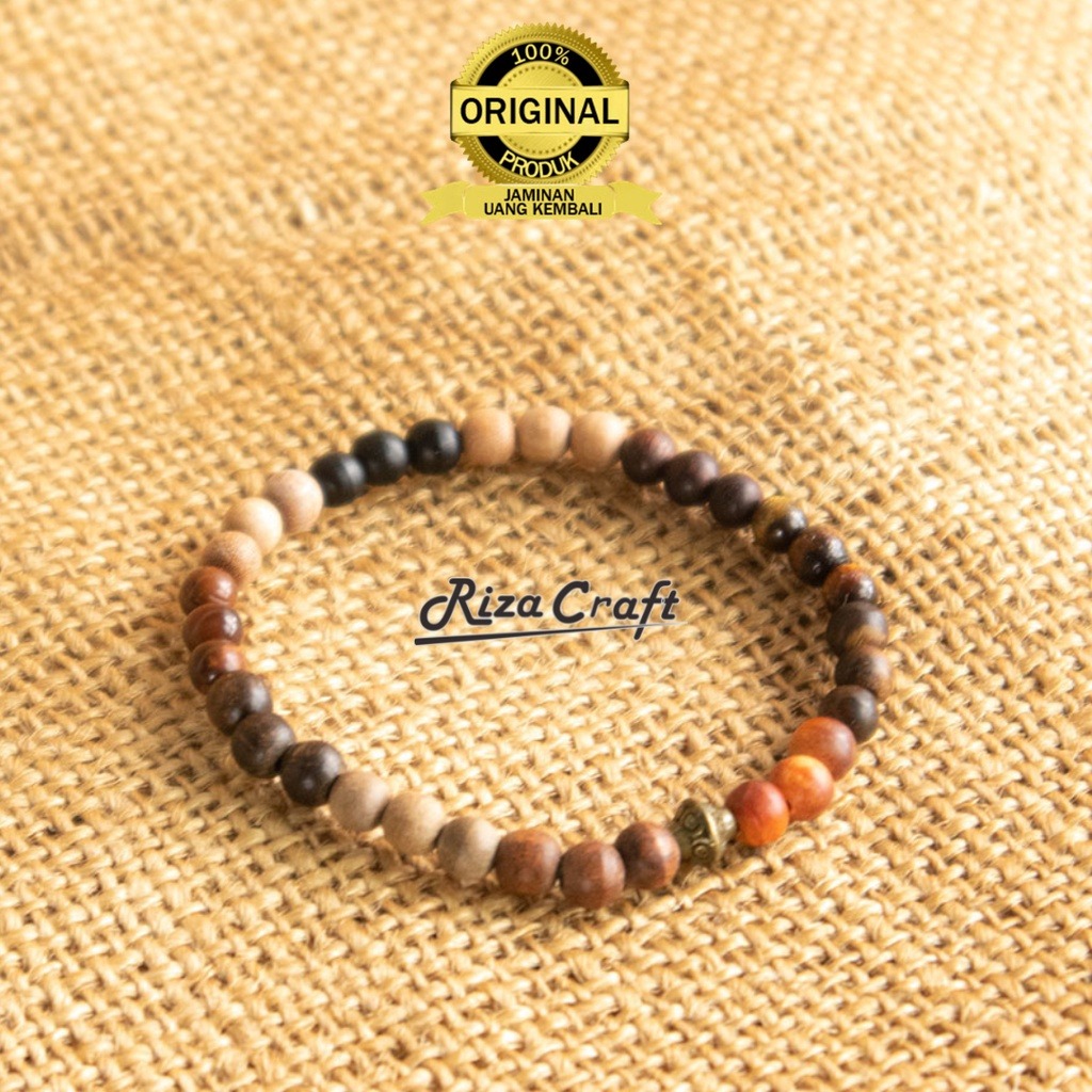 Gelang Tasbih Kayu Nusantara 33