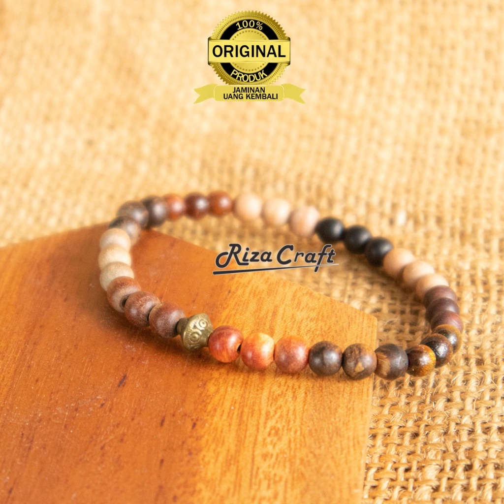 Gelang Tasbih Kayu Nusantara 33