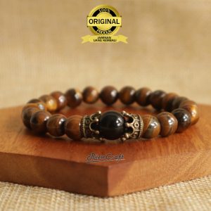 Gelang Tiger Eye Crown