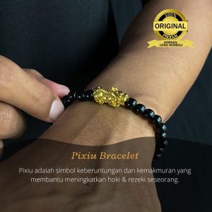 Gelang Batu Hitam Pixiu Naga