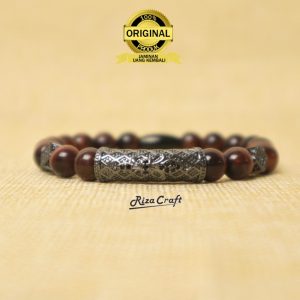 Gelang Batu Tiger Eye Merah Asli