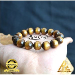 Gelang Tali Arus Serat Emas