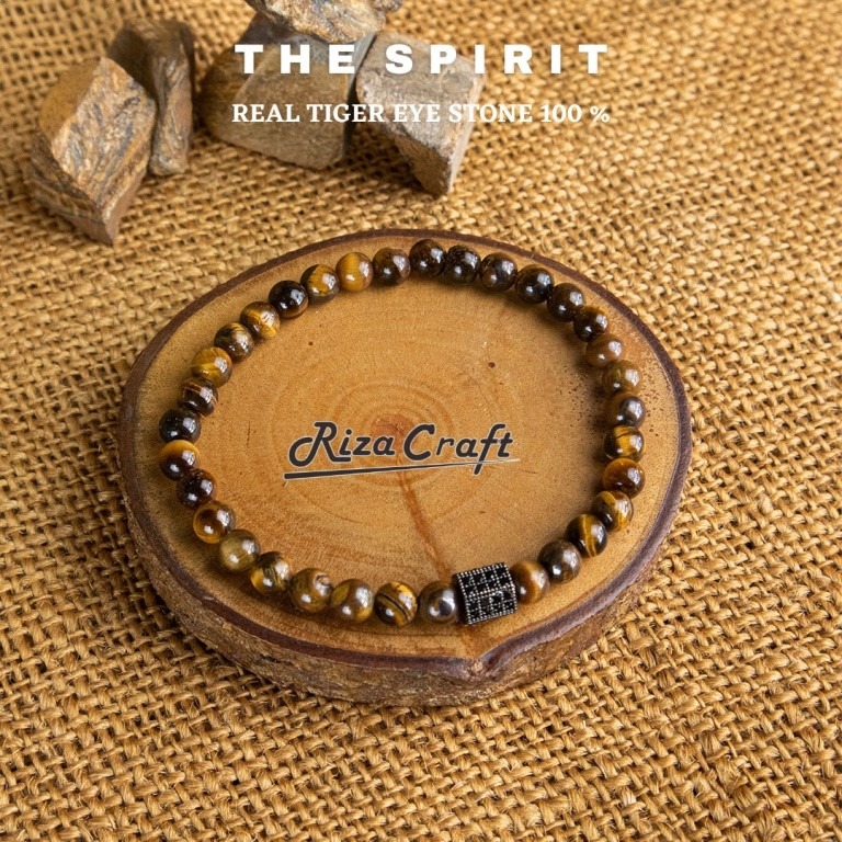 Gelang Tasbih Pria Wanita Tiger Eye