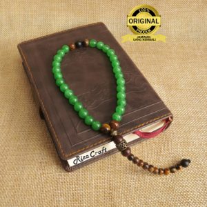 Tasbih Batu Giok Hijau Asli Original