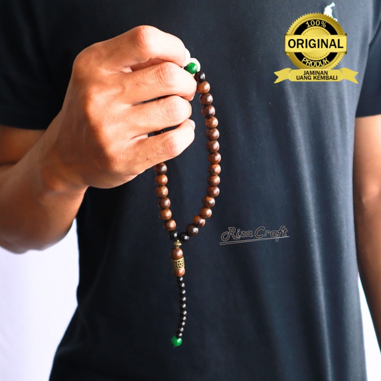 Tasbih Gaharu Asli Hitam Kalimantan